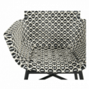 Silla de Jardín Athene Color Negro/blanco Hartman®  HARTMAN OUTDOOR FURNITURE