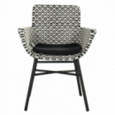 Silla de Jardín Athene Color Negro/blanco Hartman®  HARTMAN OUTDOOR FURNITURE