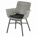 Silla de Jardín Athene Color Negro/blanco Hartman®  HARTMAN OUTDOOR FURNITURE