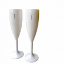 VALIENTE ® Set de 6 Copas Champagne Blanco Elegance