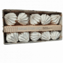 Guirnalda de luces decorativas origami blanco