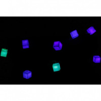 Guirnalda de luces decorativas cubos
