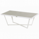 ¡outlet! Mesa de Jardín Auxiliar Luxor 124X64 Cm Color Blanco/gris Hartman®  HARTMAN OUTDOOR FURNITURE