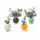 Florero de cerámica tamaño pequeño color azul