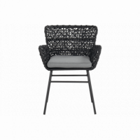 Hartman ® VARESE Silla de jardín color negro