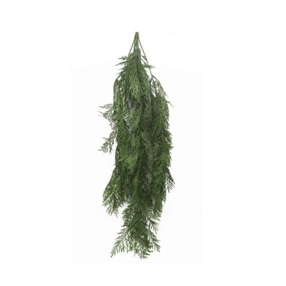 Colgante Helecho Verde Silvestre Artificial Realista 85 Cm GREEN ESSENTIALS®