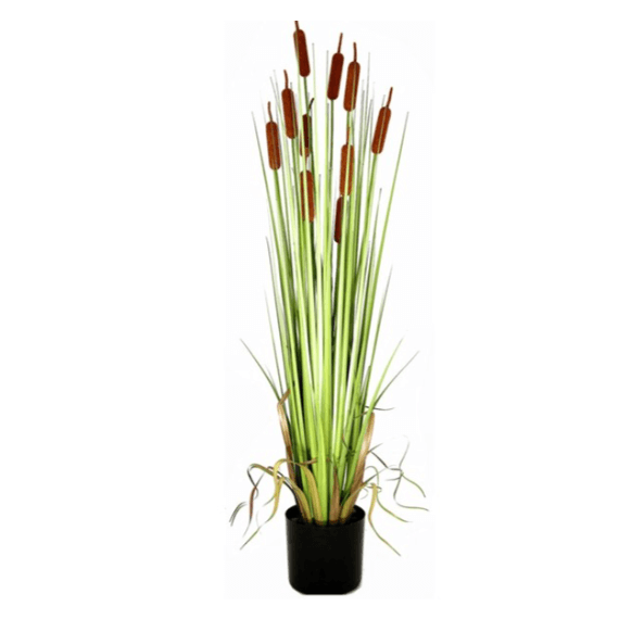 Hierba Grass Artificial Realista con Maceta 122 Cm GREEN ESSENTIALS®