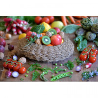 LA SCOURTINERIE ®canasto de Fibra de Coco Natural.