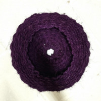 LA SCOURTINERIE ®canasto de Fibra de Coco Morado