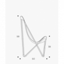 Silla Mariposa Maxi Pop Up Color Ciel/titane LAFUMA Mobilier®