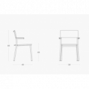 ¡outlet! Silla de Jardín Oron Batyline® Duo Color Mistral/sable LAFUMA Mobilier®