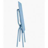 LAFUMA ® Balcony Mesa Plegable Cuadrada. Color Azul Cielo