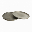 Bandeja Metálica Redonda Grande 52 Cm ø RAW MATERIALS®