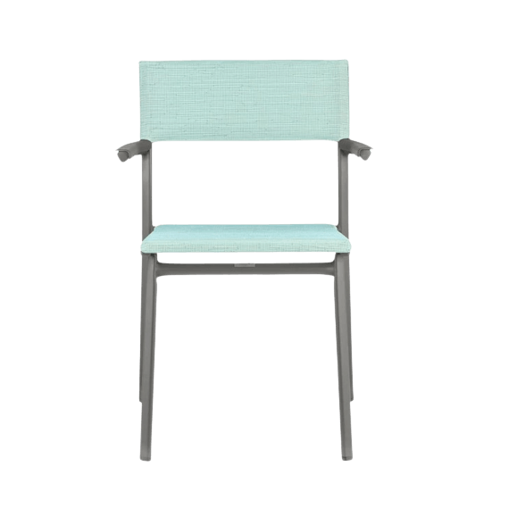 ¡outlet! Silla de Jardín Oron Batyline® Duo Color Mistral/titane LAFUMA Mobilier®