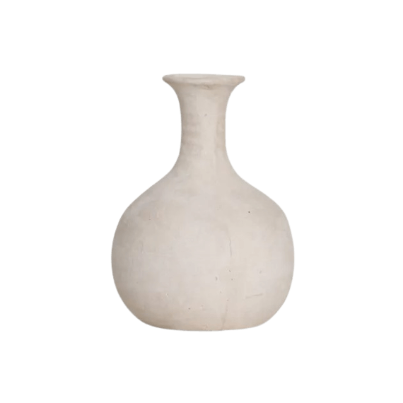 Jarrón de Tiza Color Arena a RAW MATERIALS®