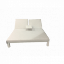 Hartman ® Eva Tumbona Doble Color Marble / Blanco con Tejido Sunbrella®  HARTMAN OUTDOOR FURNITURE