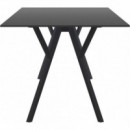 Mesa de Jardín Max 180X90 Cm. Color Negro Siesta Exclusive®  SIESTA EXCLUSIVE