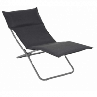 LAFUMA ® Bayanne Hedona Tumbona Chaise Lounge.  Color Onyx /negro