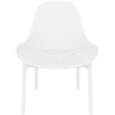 ¡outlet! Silla de Jardín Sky Lounge Color Blanco Siesta Exclusive®  SIESTA EXCLUSIVE