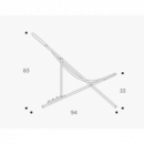 Hamaca Plegable Maxi Transat Color Azul Cielo/titane LAFUMA Mobilier®