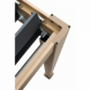 Pérgola Bioclimática Salitre 3X4 Metros- Color Natural/antracita- Terrazza®  TERRAZZA COLLECTION