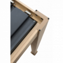 Pérgola Bioclimática Salitre 3X4 Metros- Color Natural/antracita- Terrazza®  TERRAZZA COLLECTION