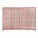 Separador de Ambientes Bruna Long 180X120 Cm. Aluminio y Cuerdas Teja. Terrazza®  TERRAZZA COLLECTION