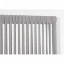 Separador de Ambientes Bruna Long 180X120 Cm. Aluminio y Cuerdas Blanco/gris. Terrazza®  TERRAZZA COLLECTION