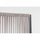 Separador de Ambientes Bruna Up 180X120 Cm. Aluminio y Cuerdas Antracita/beige Terrazza®  TERRAZZA COLLECTION