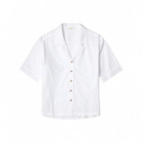 Blusas y Camisas Camisa YERSE 100% Algodón Blanco