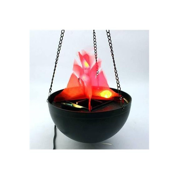 Lampara Efecto Llama de 12 Leds 12V 10W Tela Roja Tipo Cono  LALO