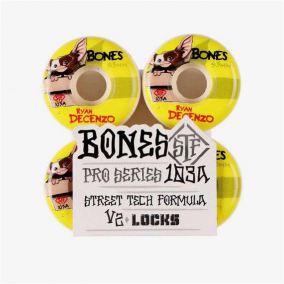Ruedas BONES Decenzo Gizzmo 53MM 103A
