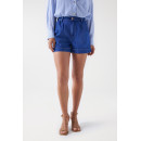 Pantalones Shorts SALSA JEANS Baggy Bright Blue