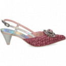 S/talon Aplique Rafia Rosa  RAS