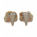 Pala Flecos+aplique Rafia Beige  RAS