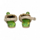 S/talon Flecos y Aplique Rafia Beige  RAS