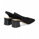 sin Talonn Elastico Negro  MISS ELASTIC