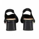 sin Talonn Elastico Negro  MISS ELASTIC