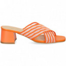 Pala Cruzada Elastica Rayas Naranja  MISS ELASTIC