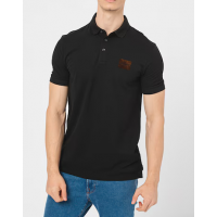 Polo HUGO Dereso Negro Logo Aterciopelado - Guanxe Atlantic Marketplace