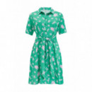 SUGARHILL BRIGHTON Vestidos Vestido Sugarhill Dessie Green Pink Sea Cove