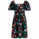 SUGARHILL BRIGHTON Vestidos Vestido Sugarhill Lilou Black Tropical Safari