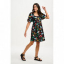 SUGARHILL BRIGHTON Vestidos Vestido Sugarhill Lilou Black Tropical Safari