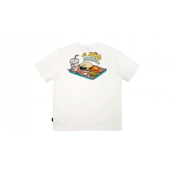 Camiseta THE DUDES a Pill Meal Premium Blanco