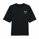 Camiseta THE DUDES Cool Link Oversized Negro