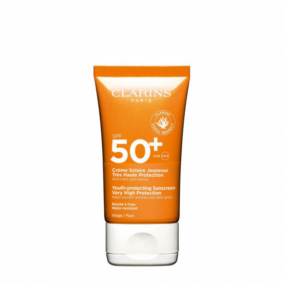 CLARINS Solaire Crema Solar Juventud Muy Alta Protección Spf 50+, 50ML