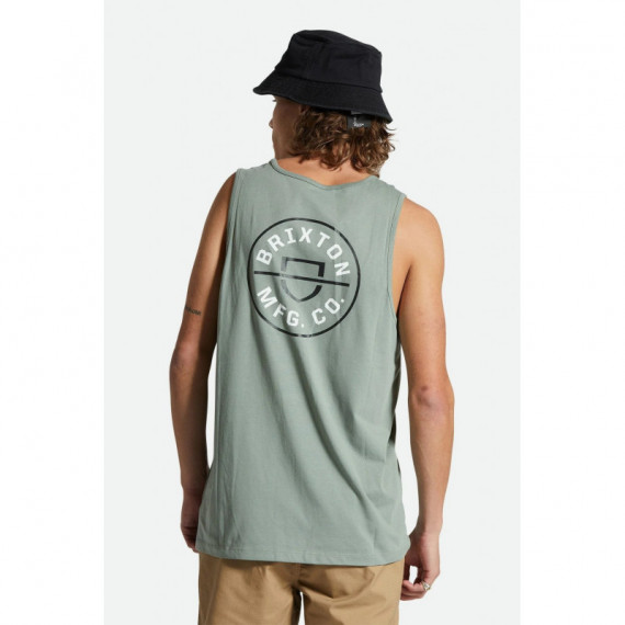 Camisetas Hombre Camiseta BRIXTON Crest Tank Top