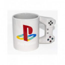 Playstation Taza con Logo Ps y Mango Diseño Mando Play  LALO
