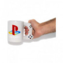Playstation Taza con Logo Ps y Mango Diseño Mando Play  LALO