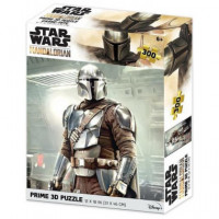 Star Wars Puzzle Lenticular The Mandalorian 200PIEZAS  DISNEY